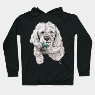 A very serious cockapoo dog Hoodie